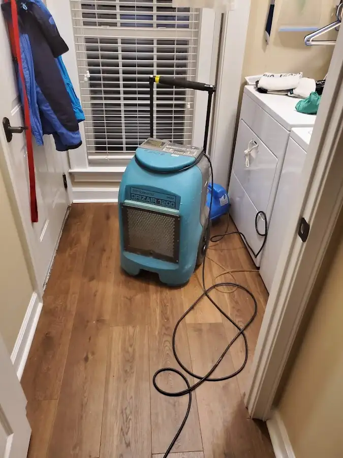 Commercial dehumidifier deployed for Crawl Space Restoration in Barrington